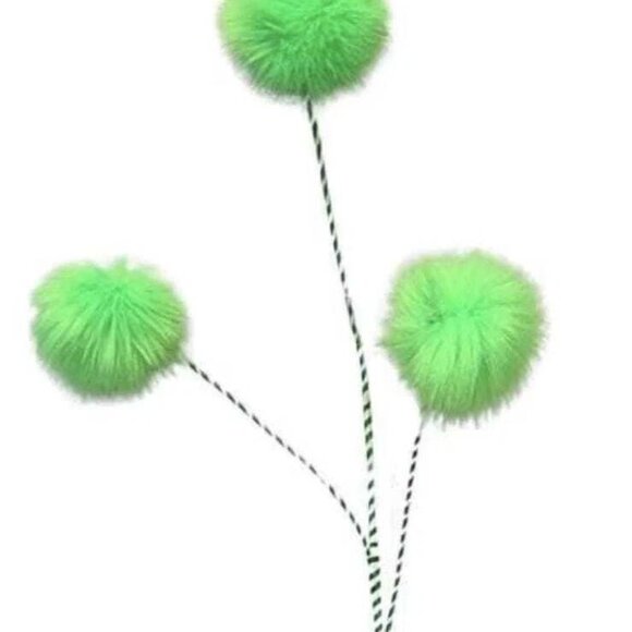 Lorax Fuzzy Truffle Trees Spray Pick Christmas Floral Arrangement Decoration - Picture 9 of 9
